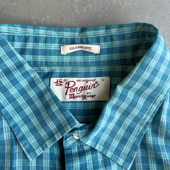 Original Penguin Short Sleeve Casual Button Down Shirt. Size Large. - Picture 2 of 3